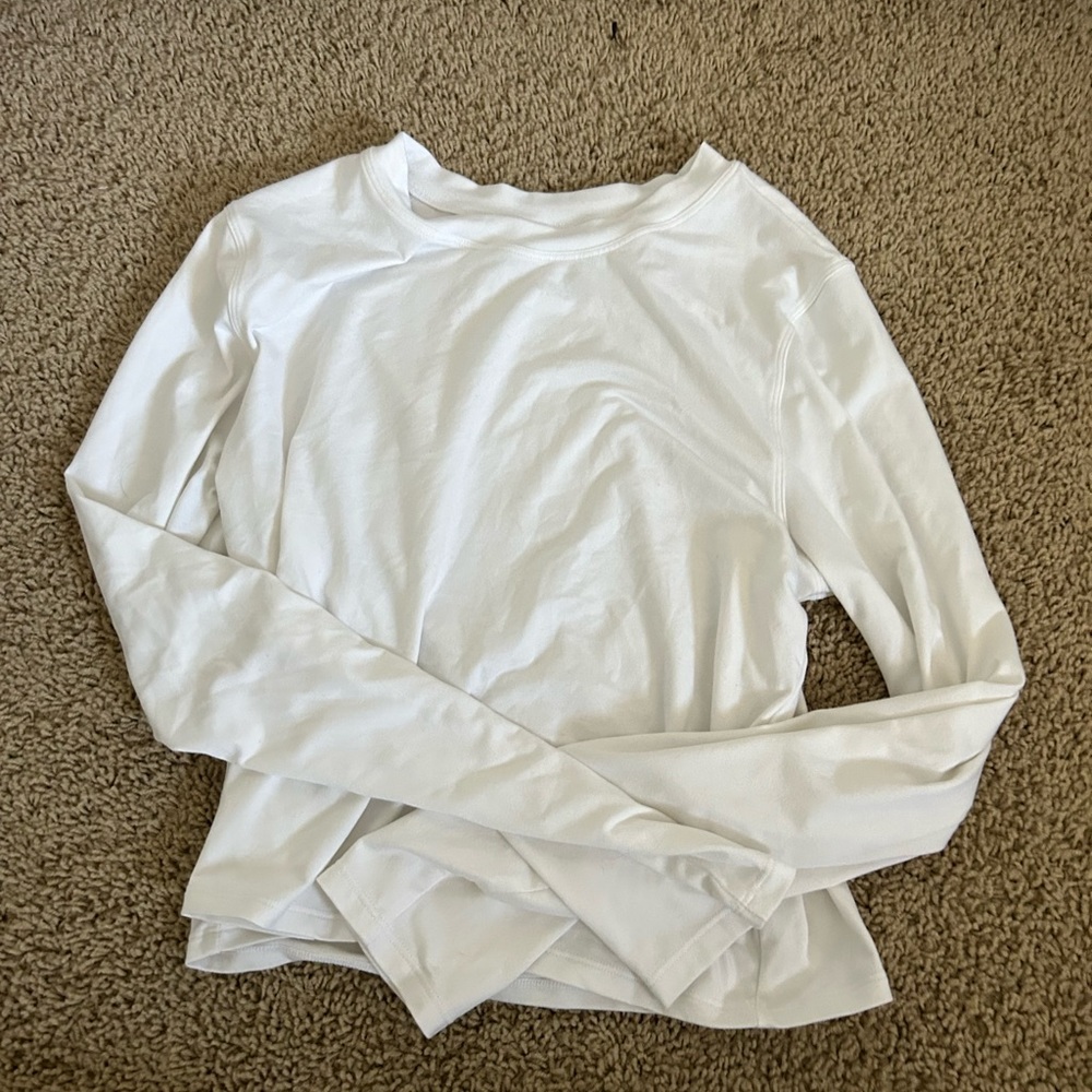 white workout top